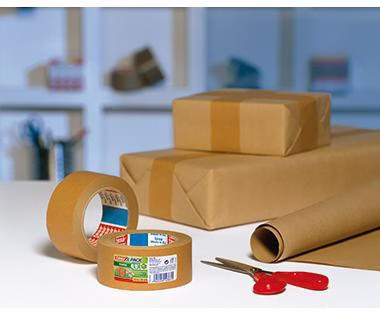Packband tesapack Paper EcoLogo 57180-00000 50mmx50m braun