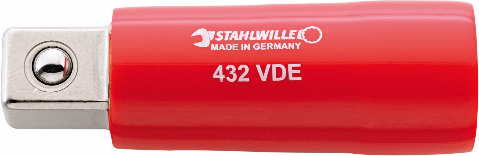 Übergangsteil 432 VDE Antriebs-4-KT.3/8 Zoll Abtriebs-4-KT.1/2 Zoll L.68mm