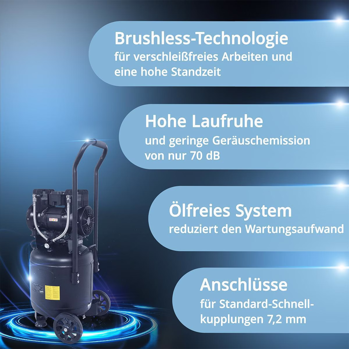 Kompressor ST-308V Pro 250l/min 8bar 30l