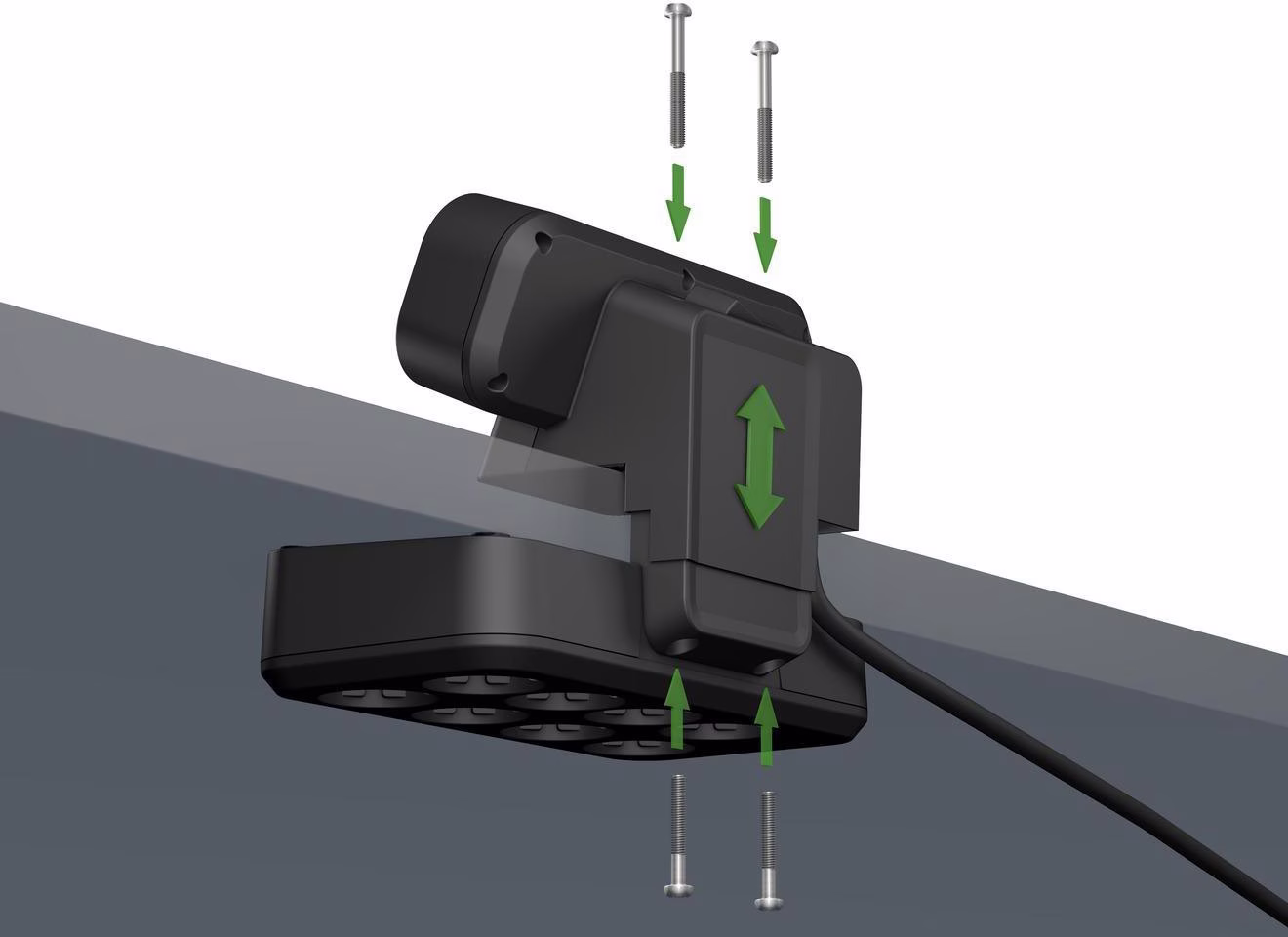 Tischsteckdosenleiste estilo Dublex 16 A 12V silber Steckd.10 2m PVC 2mm²