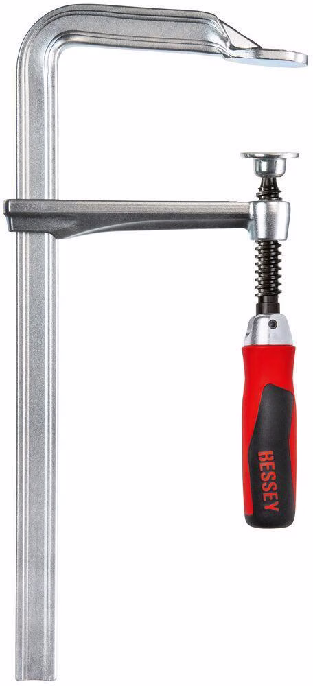 Ganzstahlschraubzwinge GZ-KG Spann-W.250mm A.120mm 2-K-Klappgriff