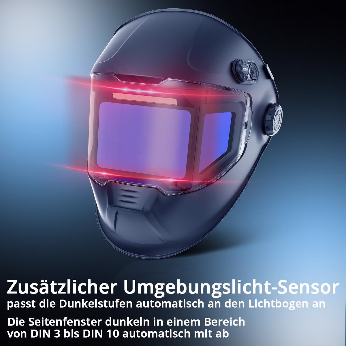 Automatik-Schweißhelm SPLIT 3-in-1 116x81mm