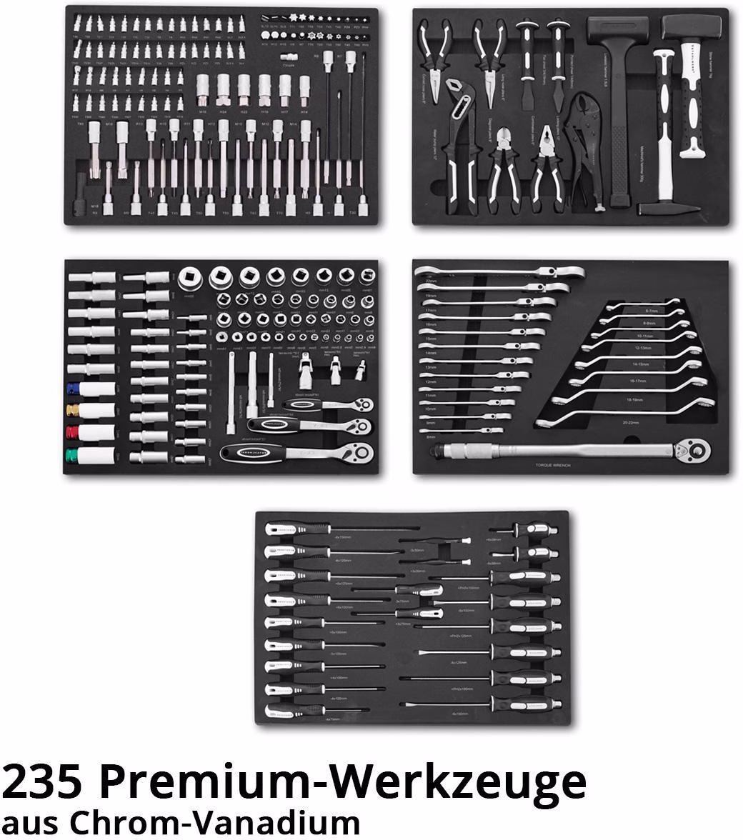 Wkz.wagen 235 Werkzeuge 7 Schubl