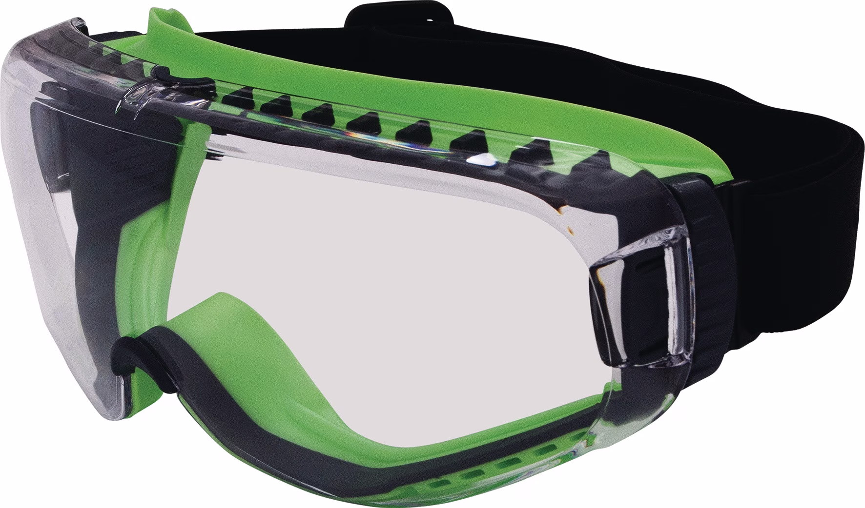 Vollsichtbrille T-Spex 8114 EN 166 EN 170 Rahmen schwarz/grün,Scheibe klar