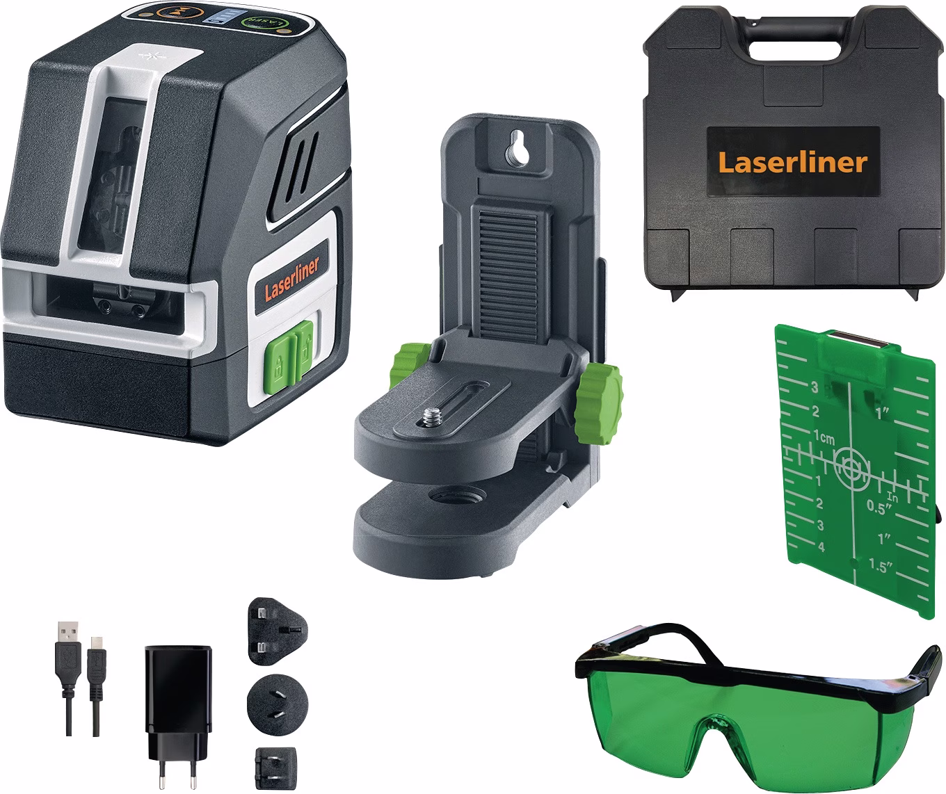 Kreuzlinienlaser PocketCross-Laser 2G ± 0,3 mm/m ± 3,5Grad 55m LK 2