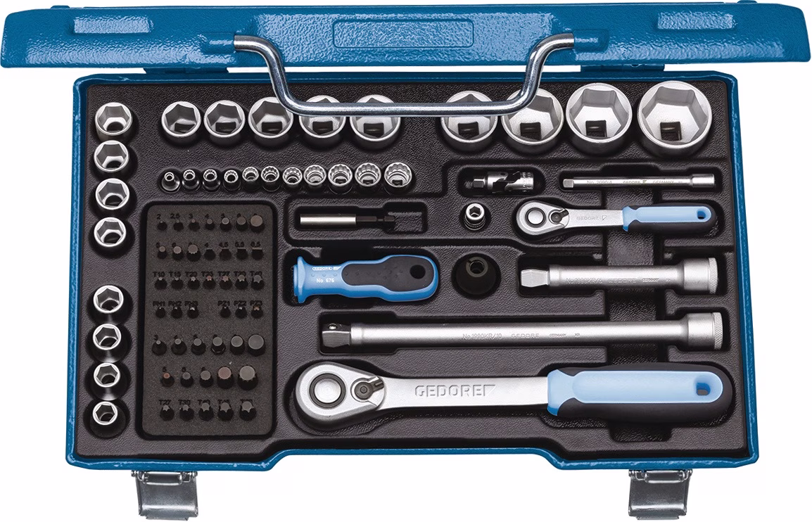 Steckschlüsselsatz 19 V20U-20 81tlg.1/4+1/2 Zoll 4-36mm Z.40/60 6/12-Kant