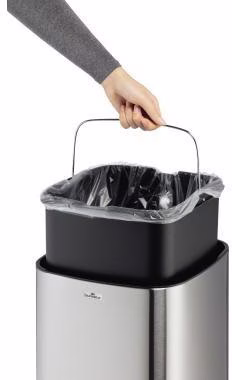 Abfalleimer NO TOUCH 342023 Edelstahl 6l