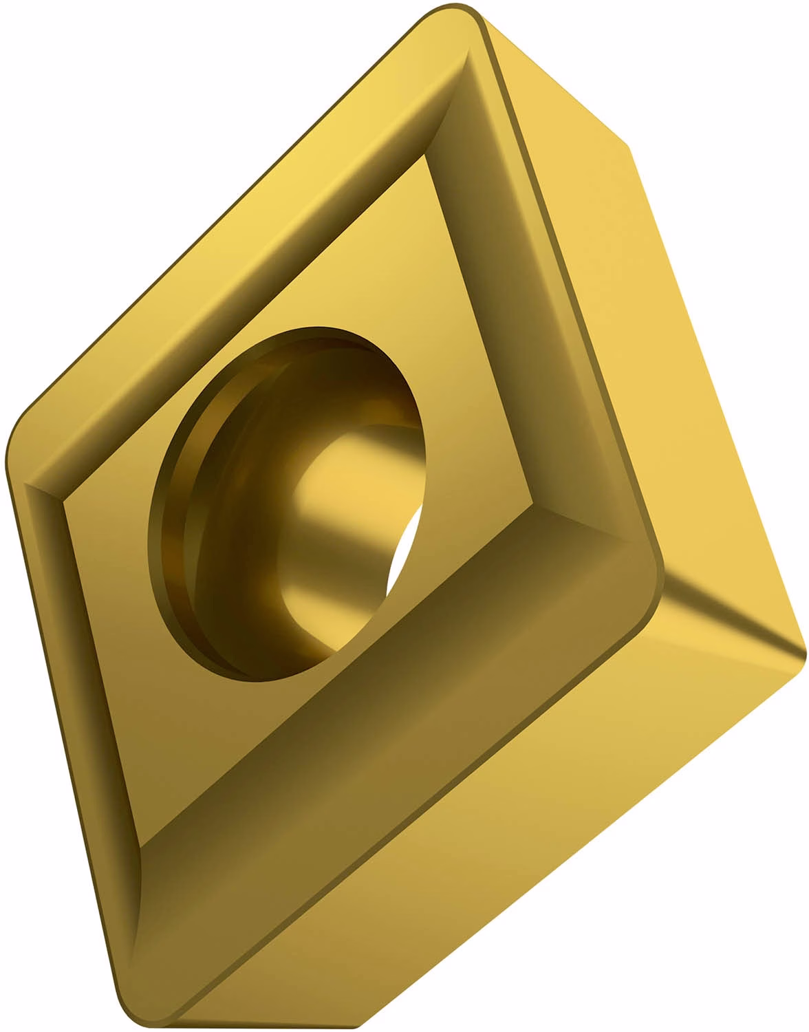 Wendeschneidplatte ISO CCMX PVD beschichtet Farbe Gold