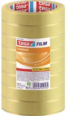 Klebefilm 57208-00001 19mmx66m 8 St./Pack.