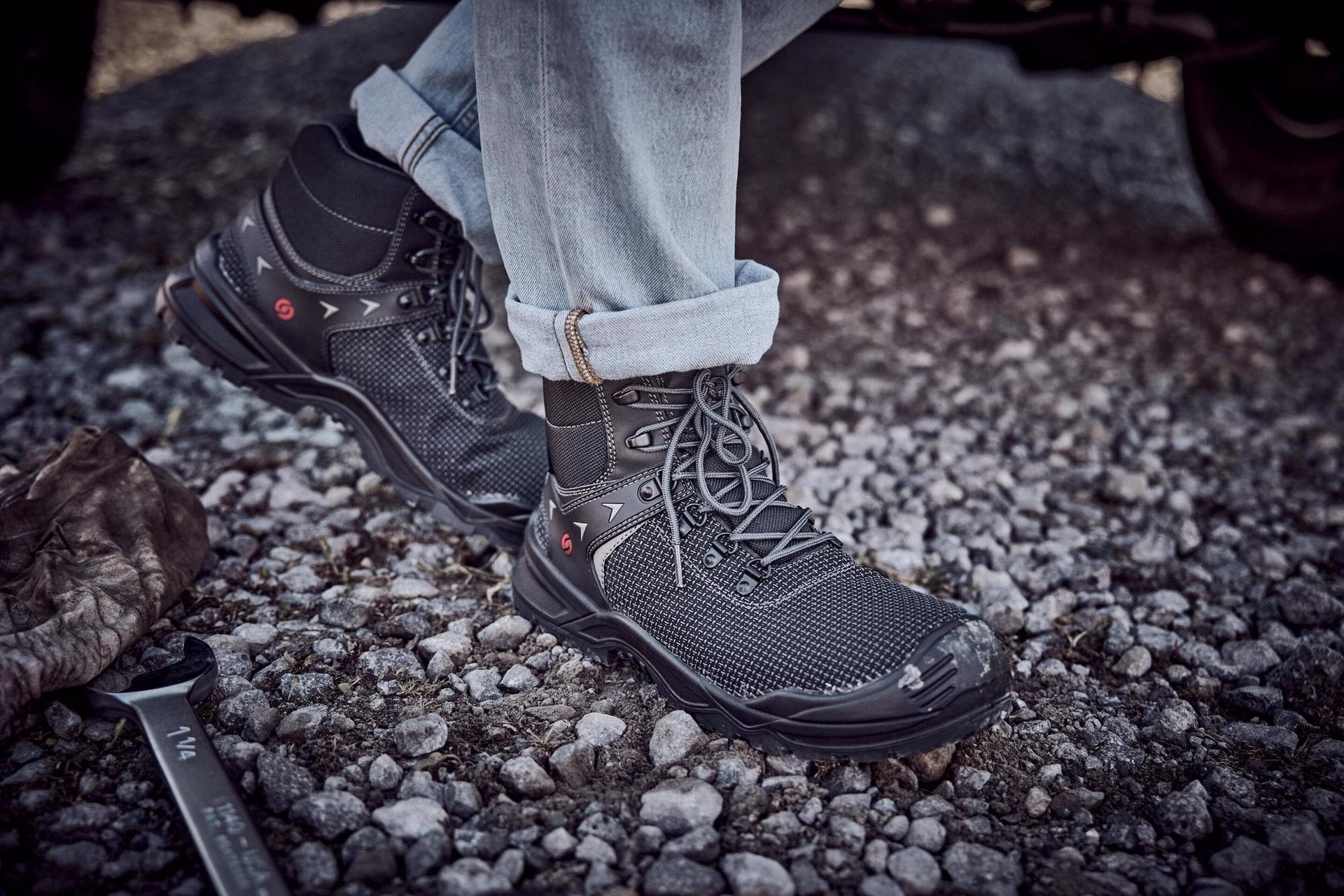 Sicherheitsstiefel Brandon Gr.44 W.12 schwarz S7S FO LG SR ESD