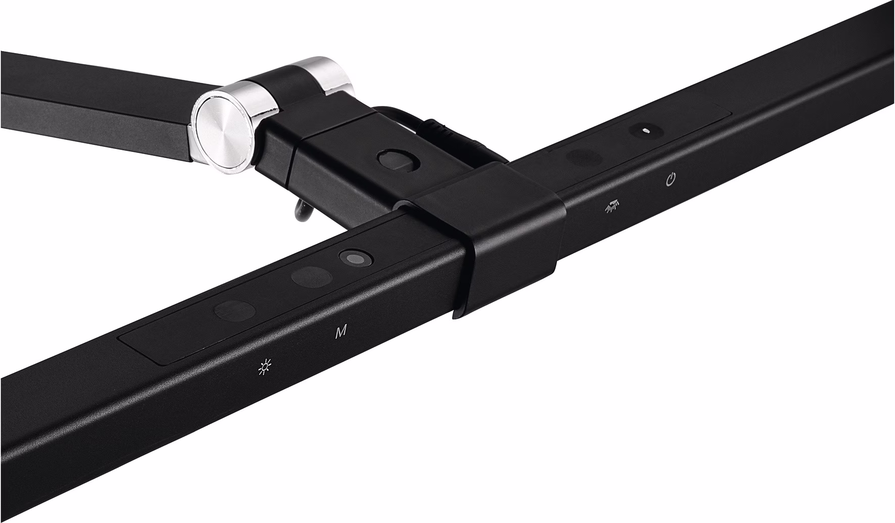 Schreibtischleuchte Alu/KU schwarz H.720mm m.Tischklemme m.LED