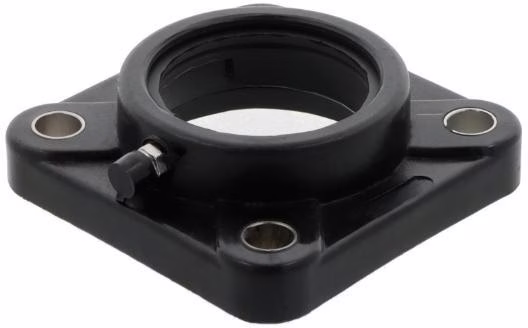 Flanschlagergehäuse TF204 -BLACK 47mm viereckig 1St./VE