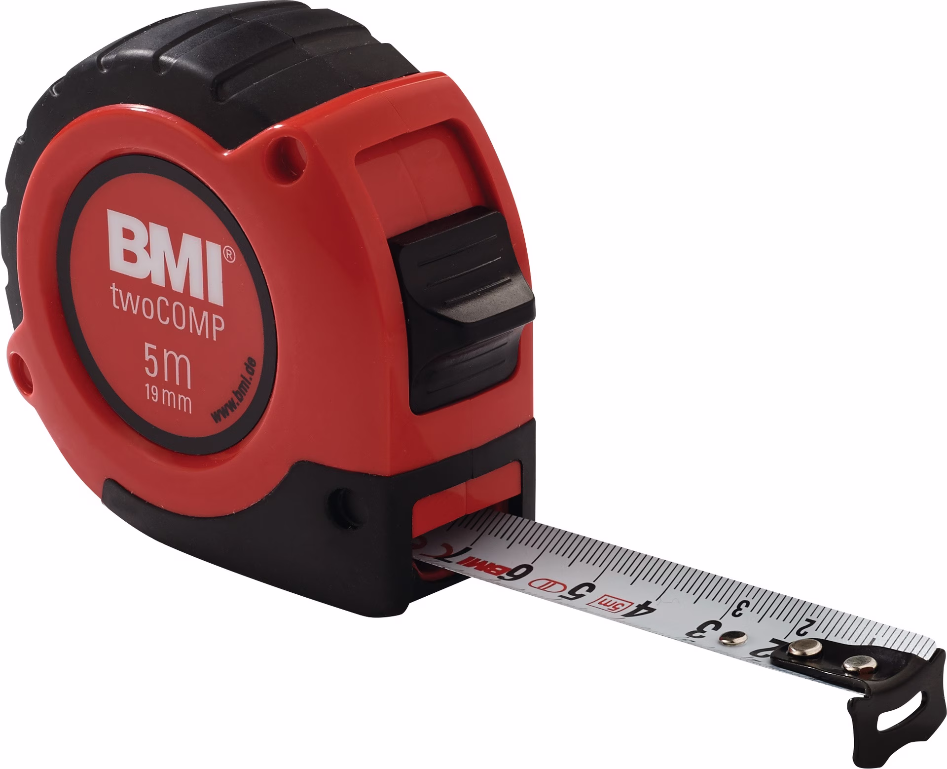 Taschenrollbandmaß twoComp mm/mm EG II ABS SB