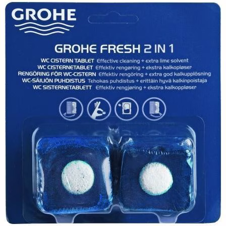 WC-Dufttabs GROHE Fresh 38882 2 x 50 g