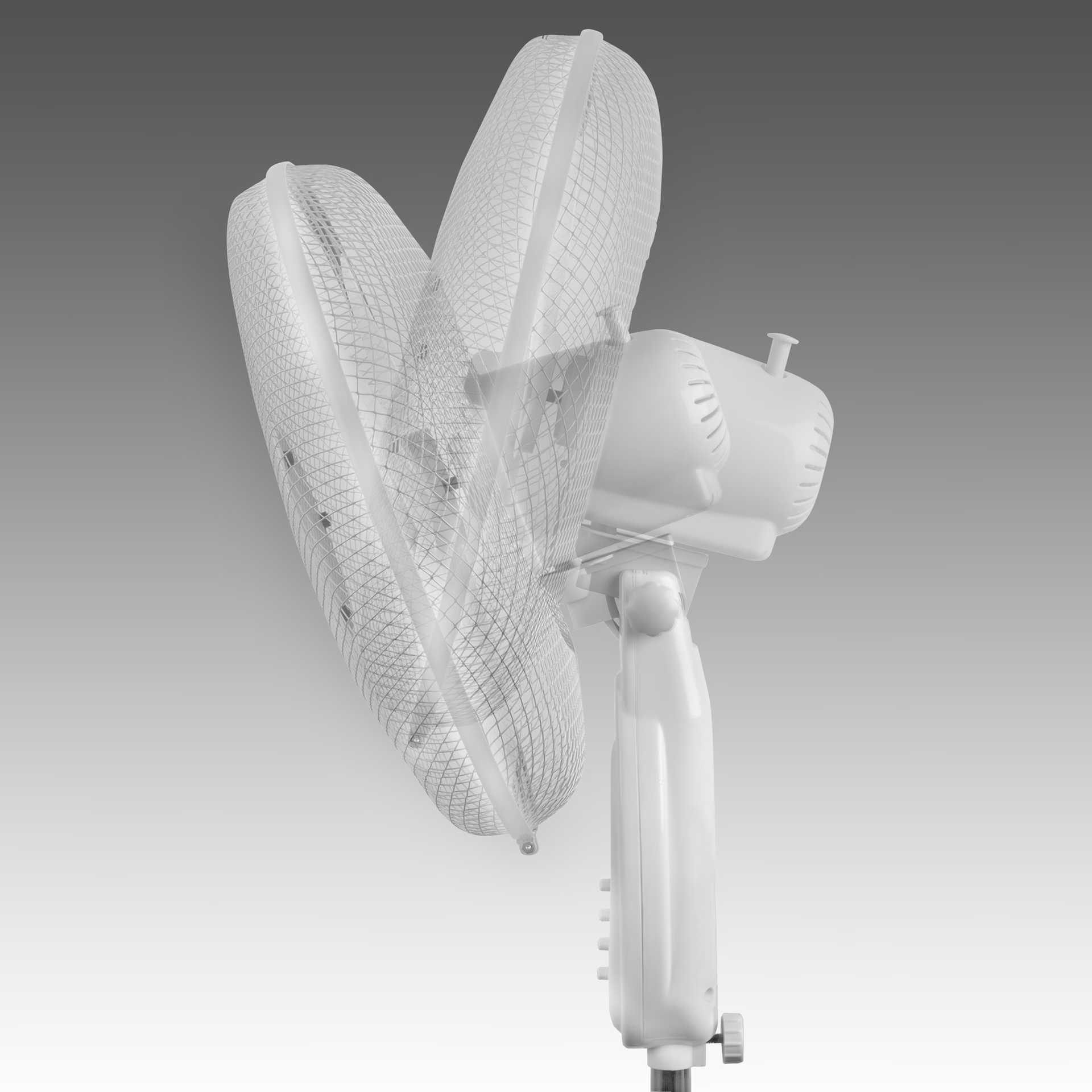 Standventilator H.1080 -1280mm 220-240V 50 Hz 45 W Weiß