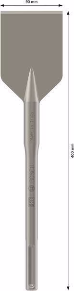 Asphaltmeißel SDS-max L.400mm Schneiden-B.90mm
