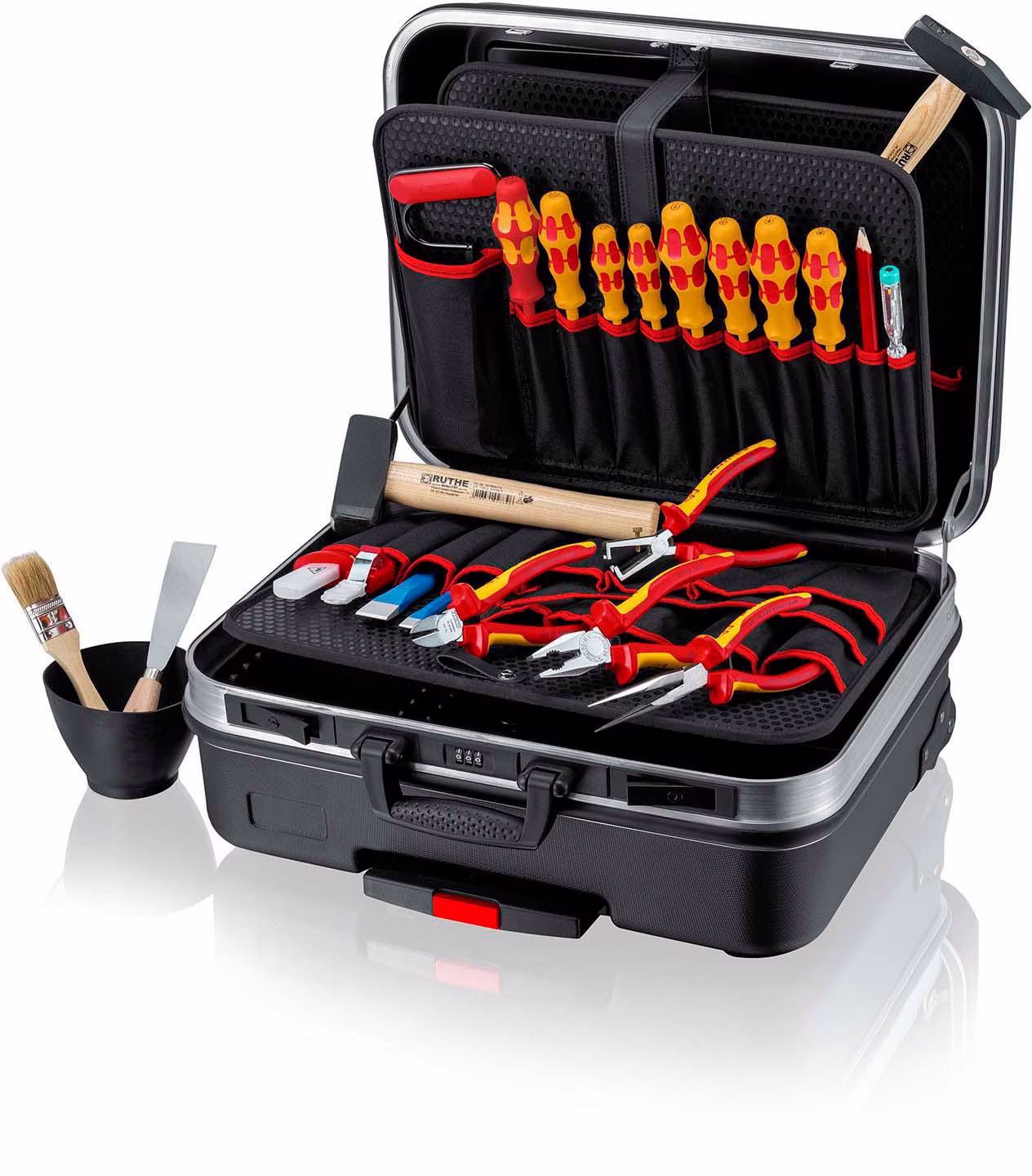 Werkzeugsortiment BIG Basic Move Elektro 24-tlg.im Hartschalenkoffer