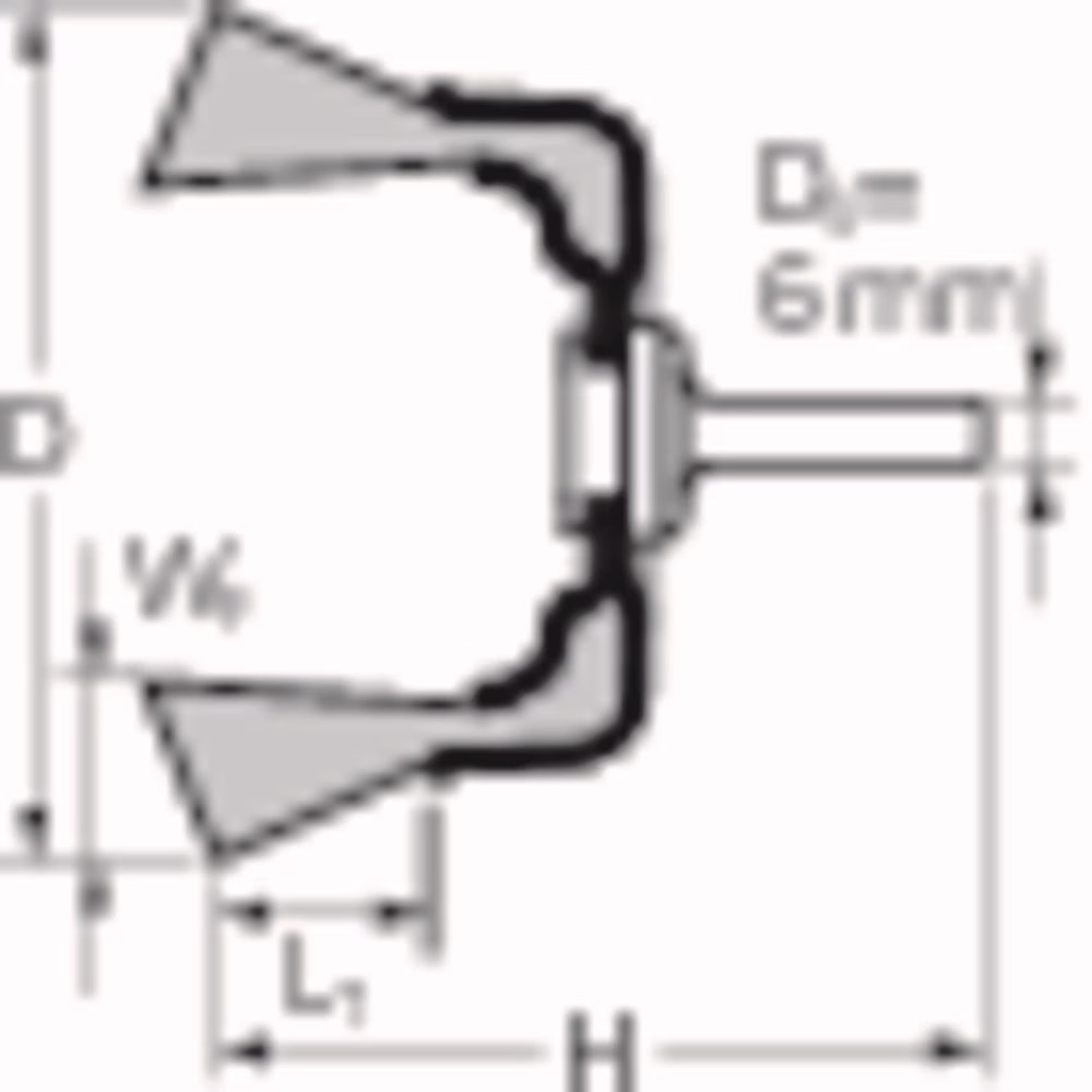 Topfbürste TBU ST D.50mm Drahtstärke 0,3mm STA PFERD