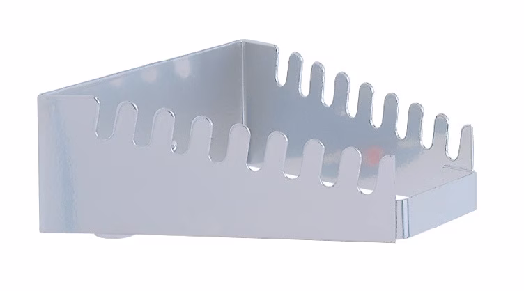 Schraubenschlüsselhalter H50xB130/60xT150mm 8Aufnahmen waagerecht f.Lochplatten