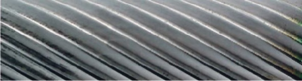 Frässtift KUD D.3mm Kopf-L.2,5mm Schaft-D.3mm HM Verz.Normal,fein