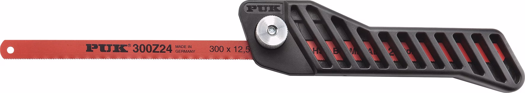 Metallsäge PUK G25 100 Gesamt-L.313mm Blatt-L.300mm verzinkter Führungsbügel