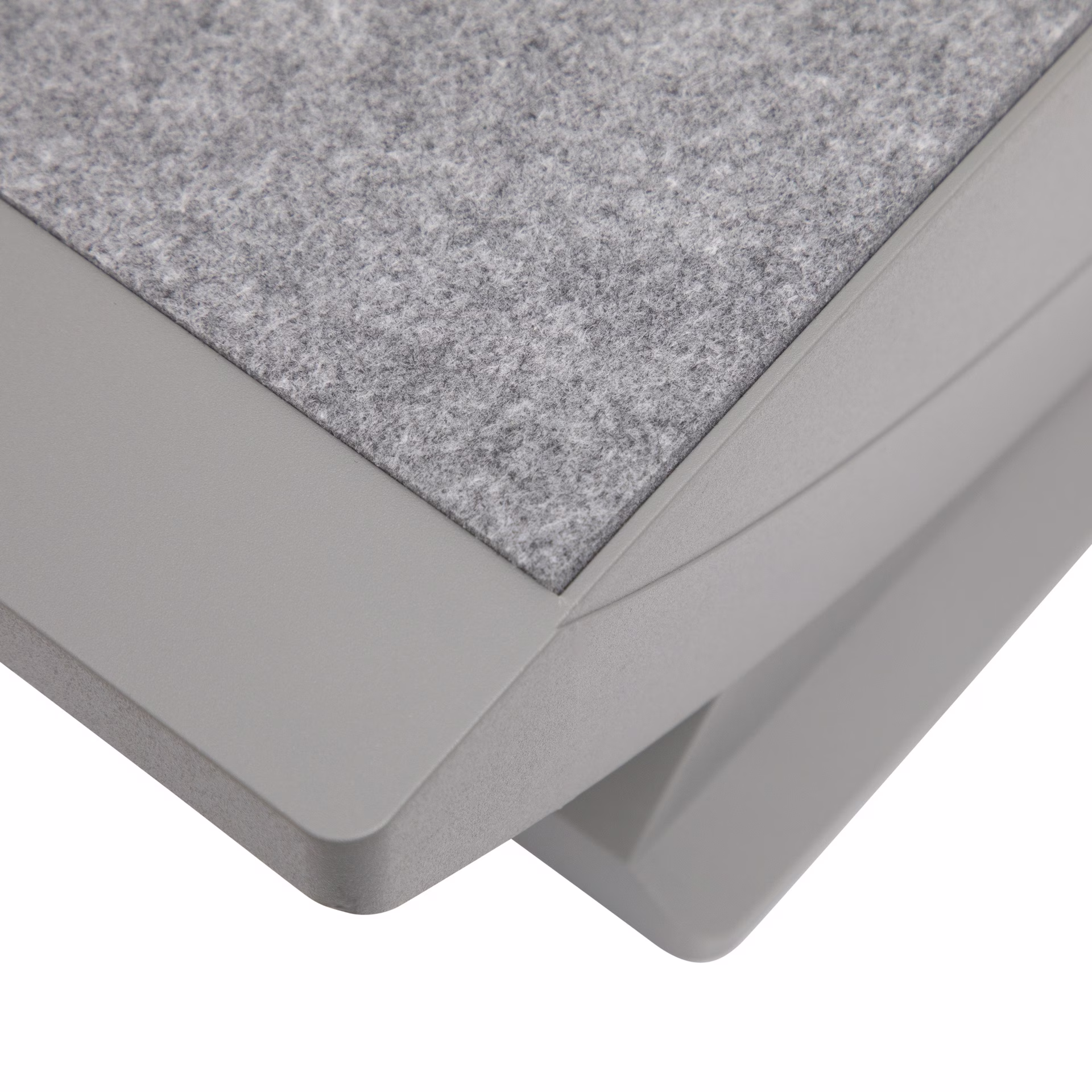 Fußstütze grau B475xT390xH117mm Höhenverstellung stufenlosmm