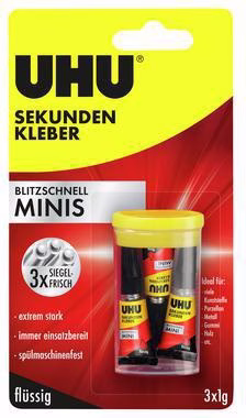 UHU® Sekundenkleber blitzschnell MINIS