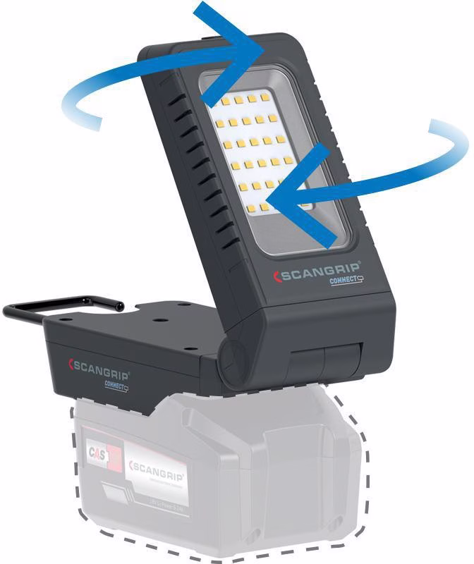 LED-Strahler BASIC CONNECT 97 W 1000 lm 5,2 Ah 18 V IP30