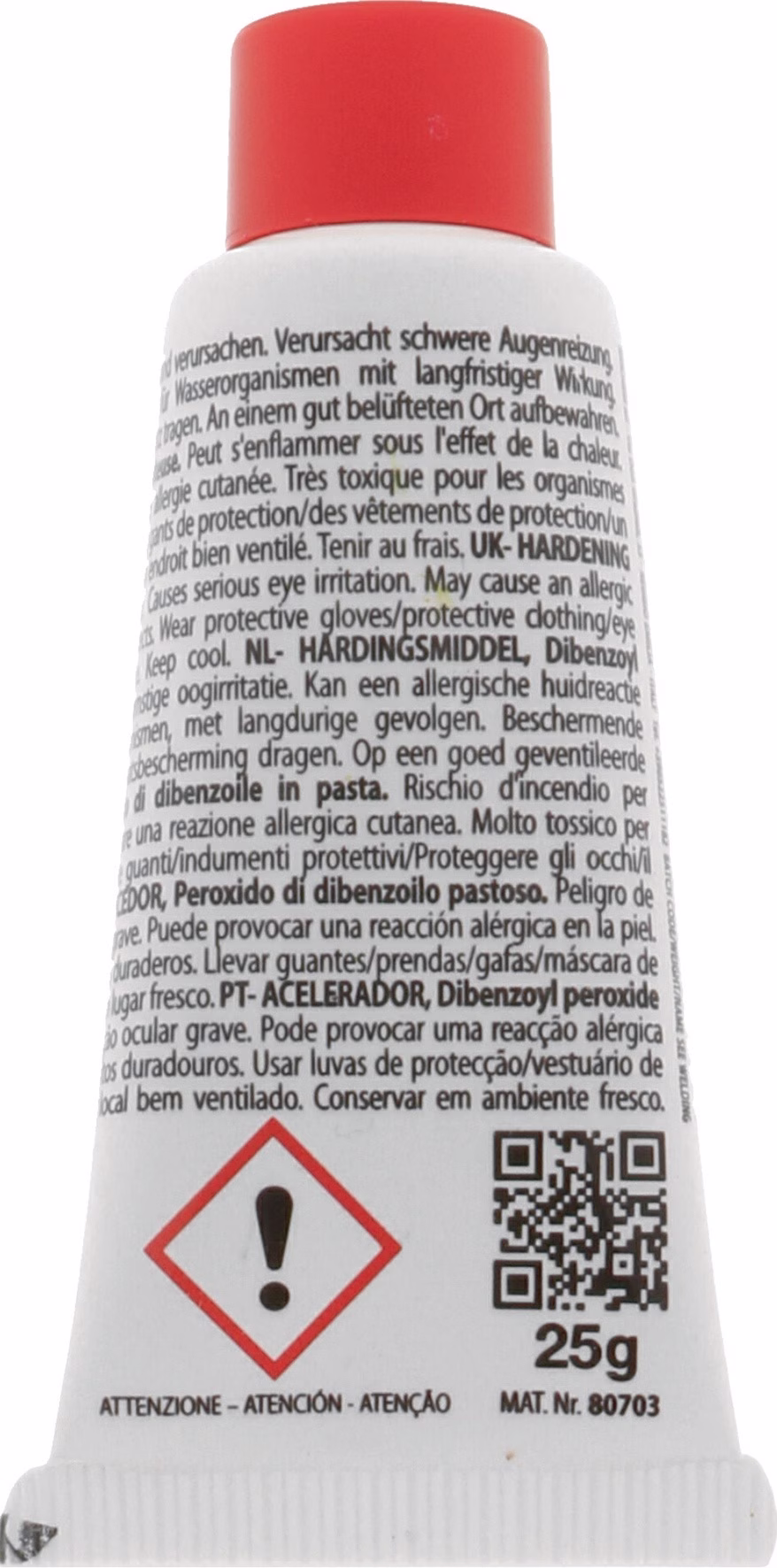 Härter f.presto 2K-Spachtelmassen 25g Tube