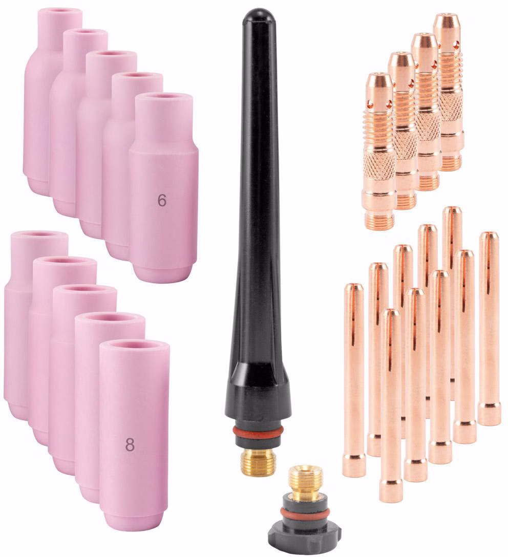 Verschleißteile-Set f.WP-26 rosa 26-tlg