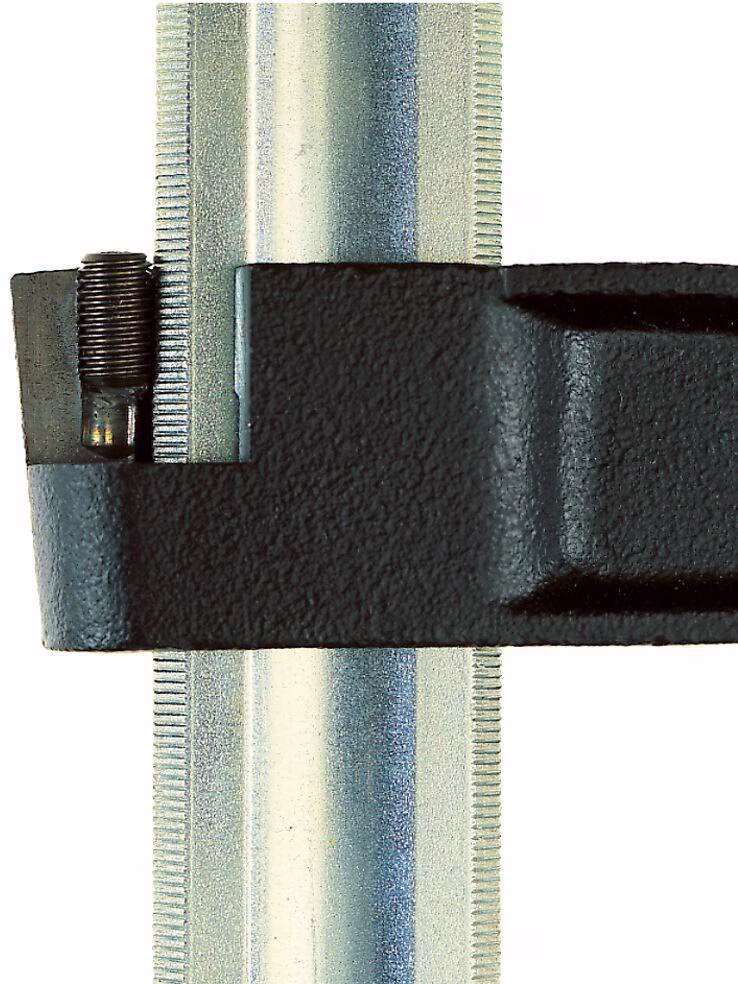 Temperguss-Schraubzwinge TG-2K Spann-W.160mm A.80mm 2K-Griff 25x6mm