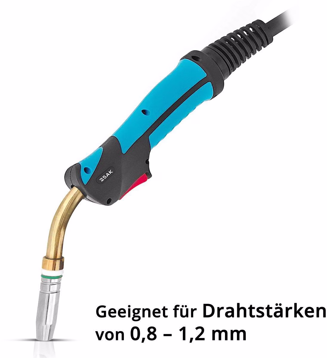 Schweißbr.AK25/MB15 Gaskühlung 3m