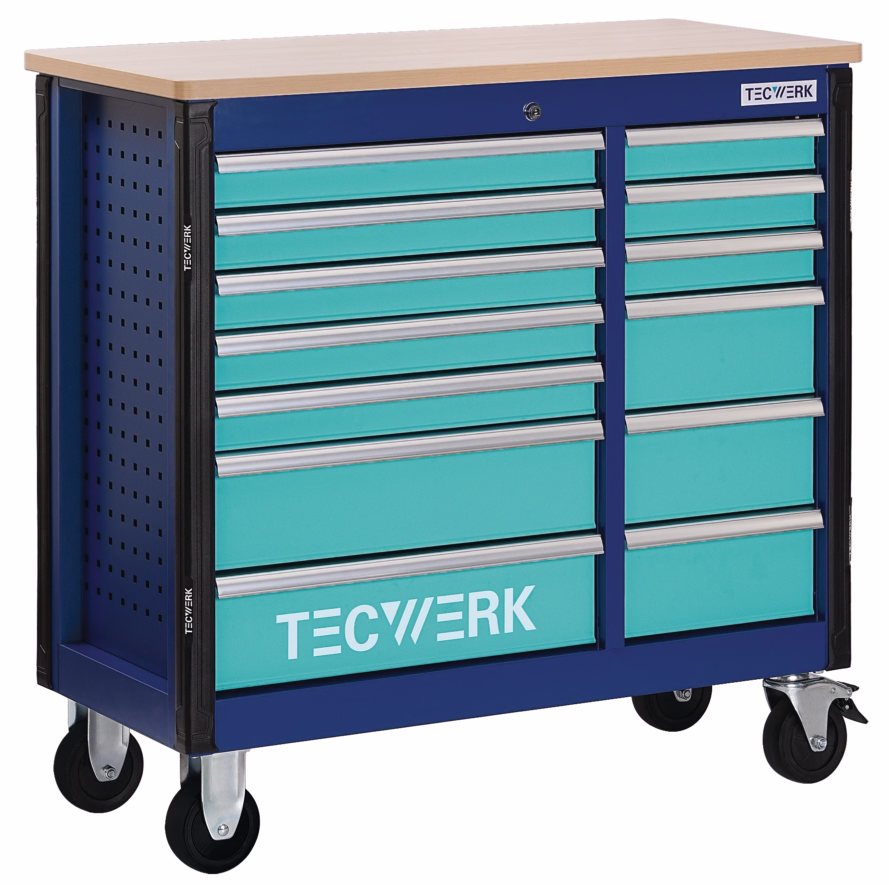 Rollwerkbank PLUS 2.0 S Außen-B1150xT500xH1015mm Schubl.13 30kg 500kg