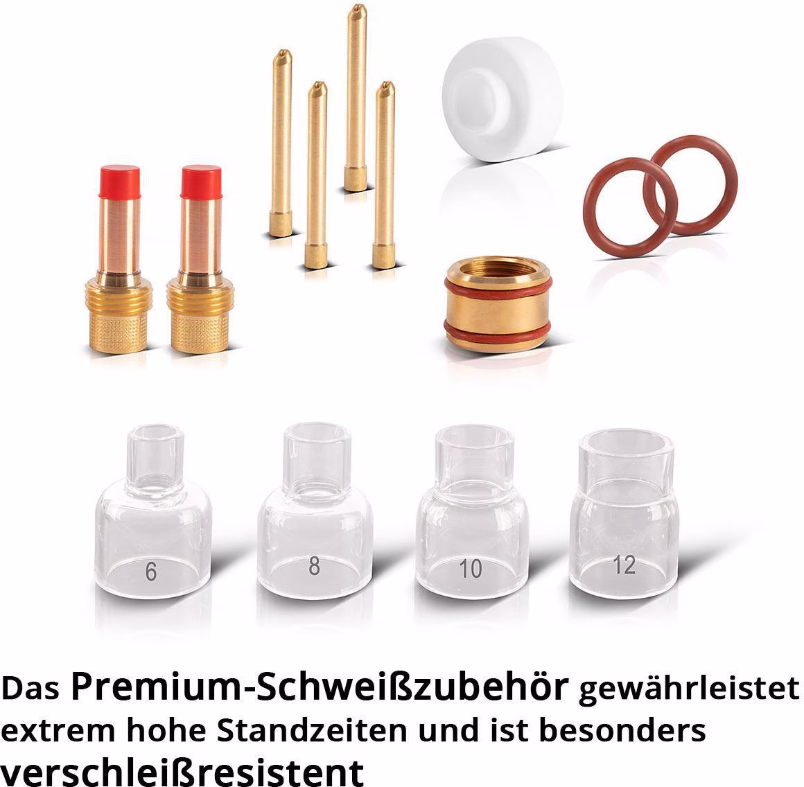 Gaslinsen-Set 14-tlg