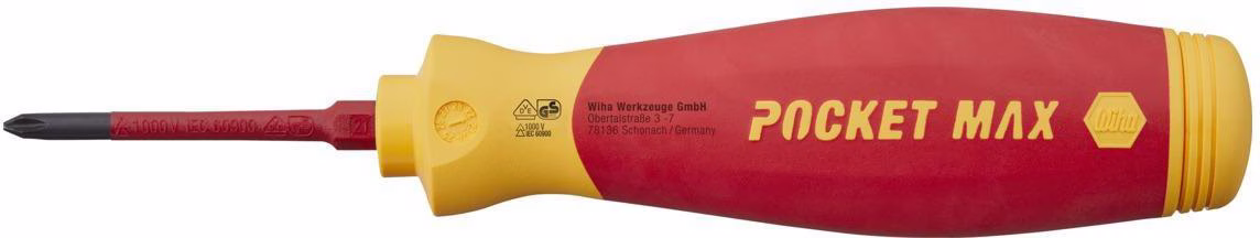 Magazinbithalter 45296 4-tlg.Schlitz/PH/+- (sl/PZD) VDE isol