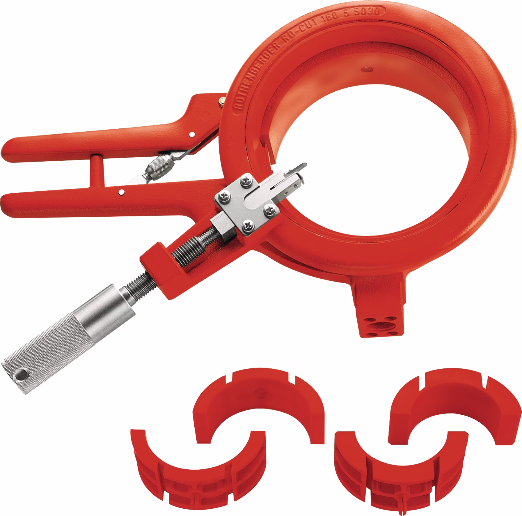 Abstech-/Anfas-Systemwerkzeug ROCUT® 160 Set f.Kunststoffrohre