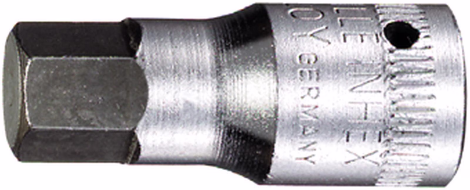 Steckschlüsseleinsatz 44 K 1/4 ″ Innen-6-kant Länge 28 mm STAHLWILLE