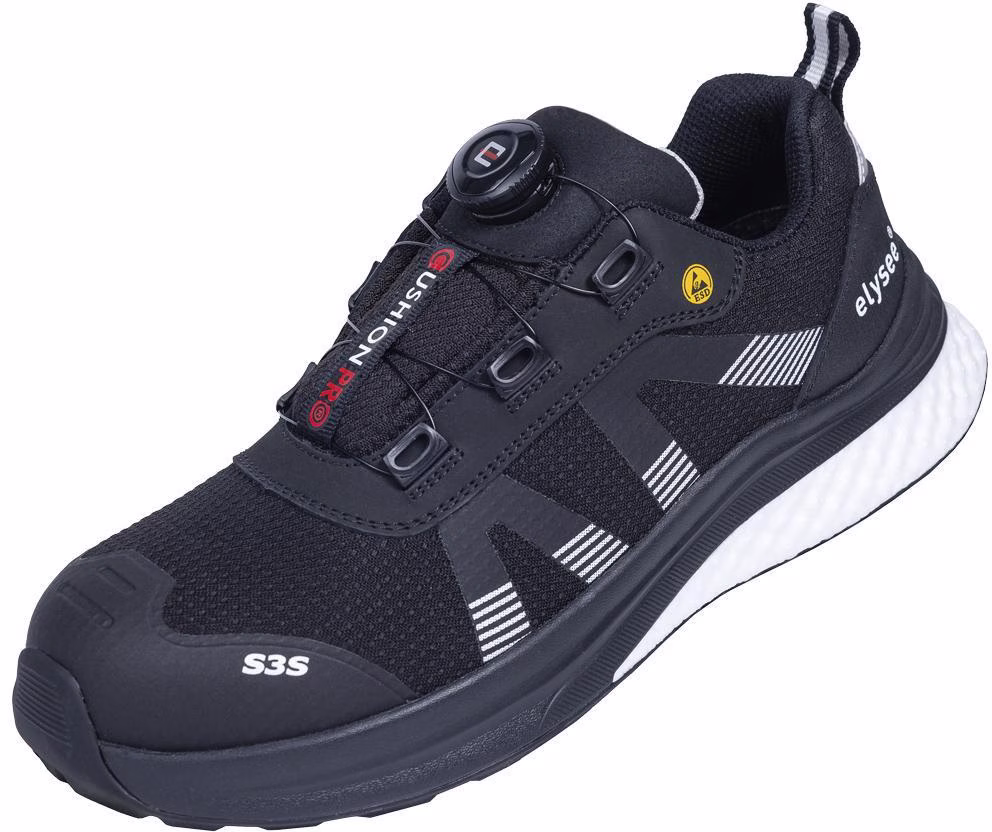 Sicherheitsschuh CUSHIONPRO® SHIELD Gr.41 W.11 schwarz/weiß S3S FO SR SC ESD