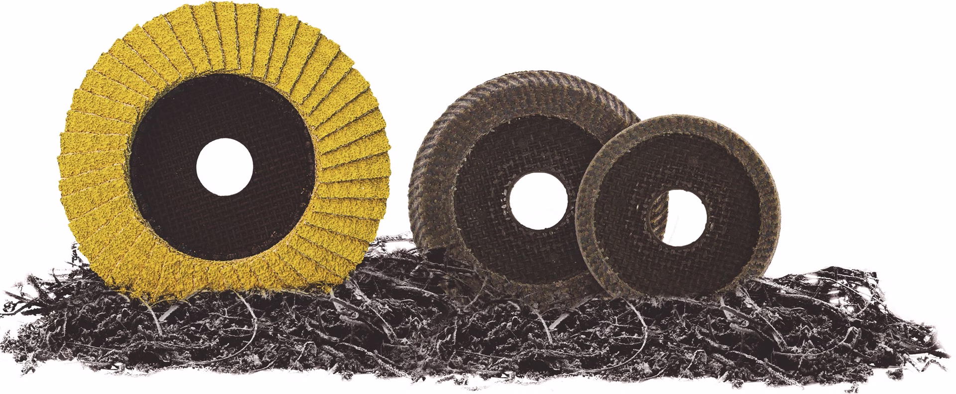 Fächerscheibe TRIMFIX® HellFire® D.115mm K.Multigrain 40/60 kon.alle Metalle