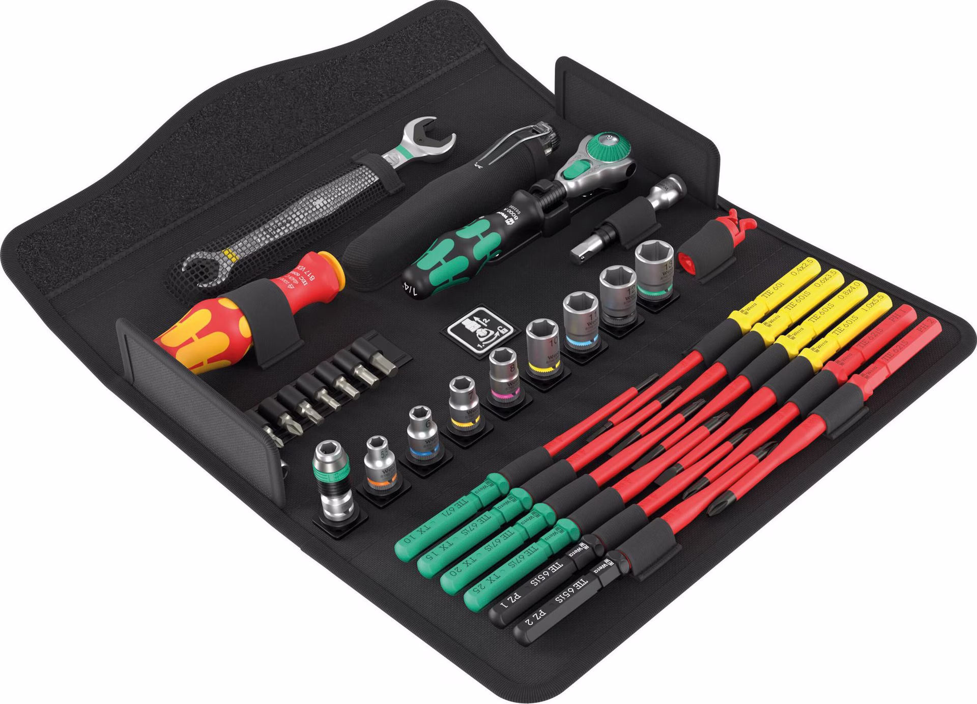 Werkzeugset KK W1 35-tlg.Wartung Klapptasche