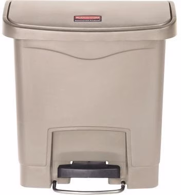 Tretabfalleimer Rubbermaid SLIM JIM® STEP-ON 23,04 x 39,88 x 37,67 cm (B x H x T) 15l RUBBERMAID