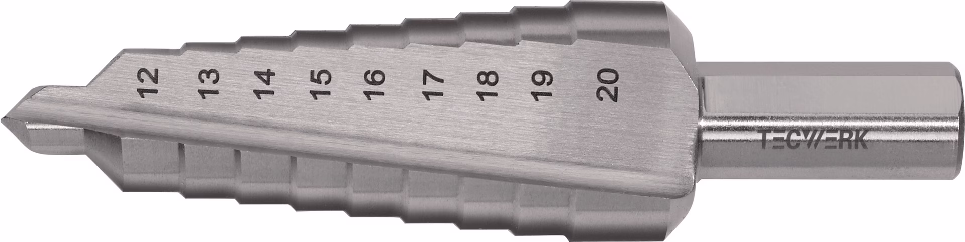 Stufenbohrer HSS ger.genutet Z.2 Stufen
