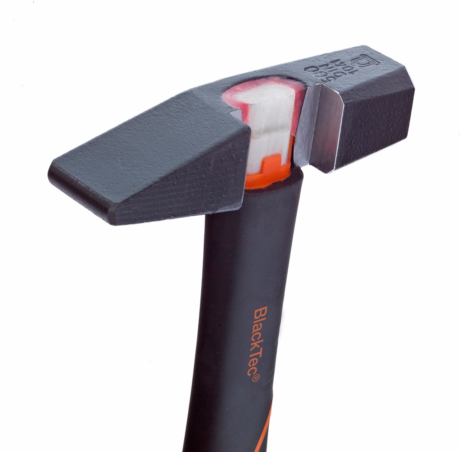 Schlosserhammer BlackTec® 200g L.300mm Stiel-L.300mm 3K-Kunststoff-Stiel
