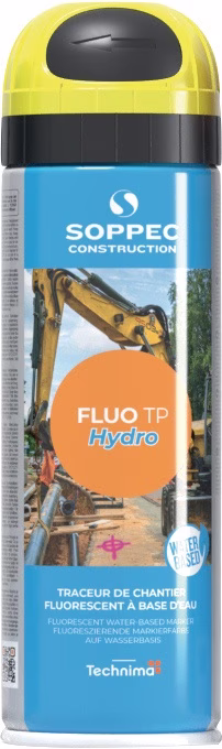 Baustellenmarkierspray Fluo TP Hydro neongelb 500ml Spraydose