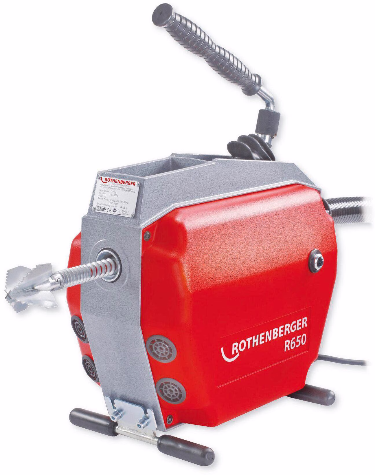 Rohrreinigungsmaschine R 230/50 V/Hz f.Rohr-D.20-150mm