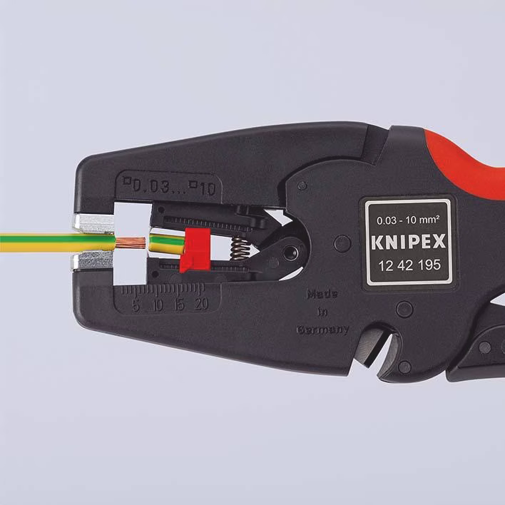 Automatikabisolierzange MultiStrip® 10 L.195mm 0,03-10 (AWG 32-7) mm²