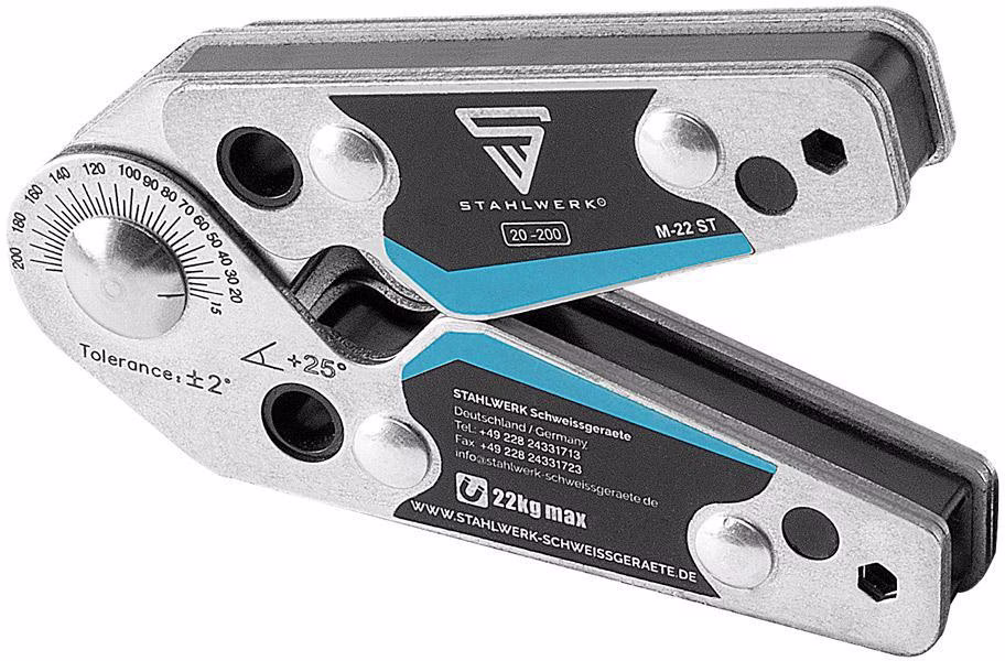 Magnet-Schweißwinkel 48 lbs/22kg daN 20Grad-200Grad