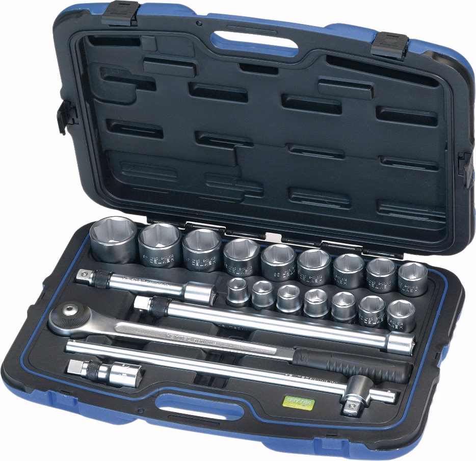 Steckschlüsselsatz 50810131080 21-tlg.3/4 Zoll SW 19-50mm Z.72 6KT