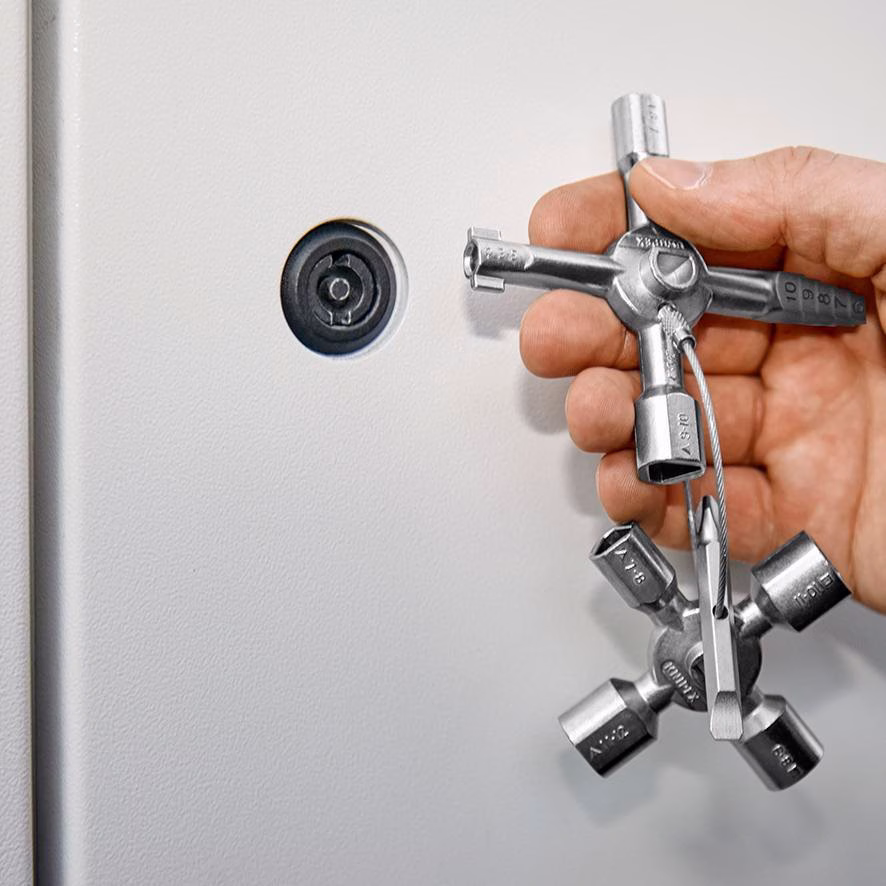 Schaltschrankschlüssel TwinKey® 6 Funktionen m.Magnet Verb
