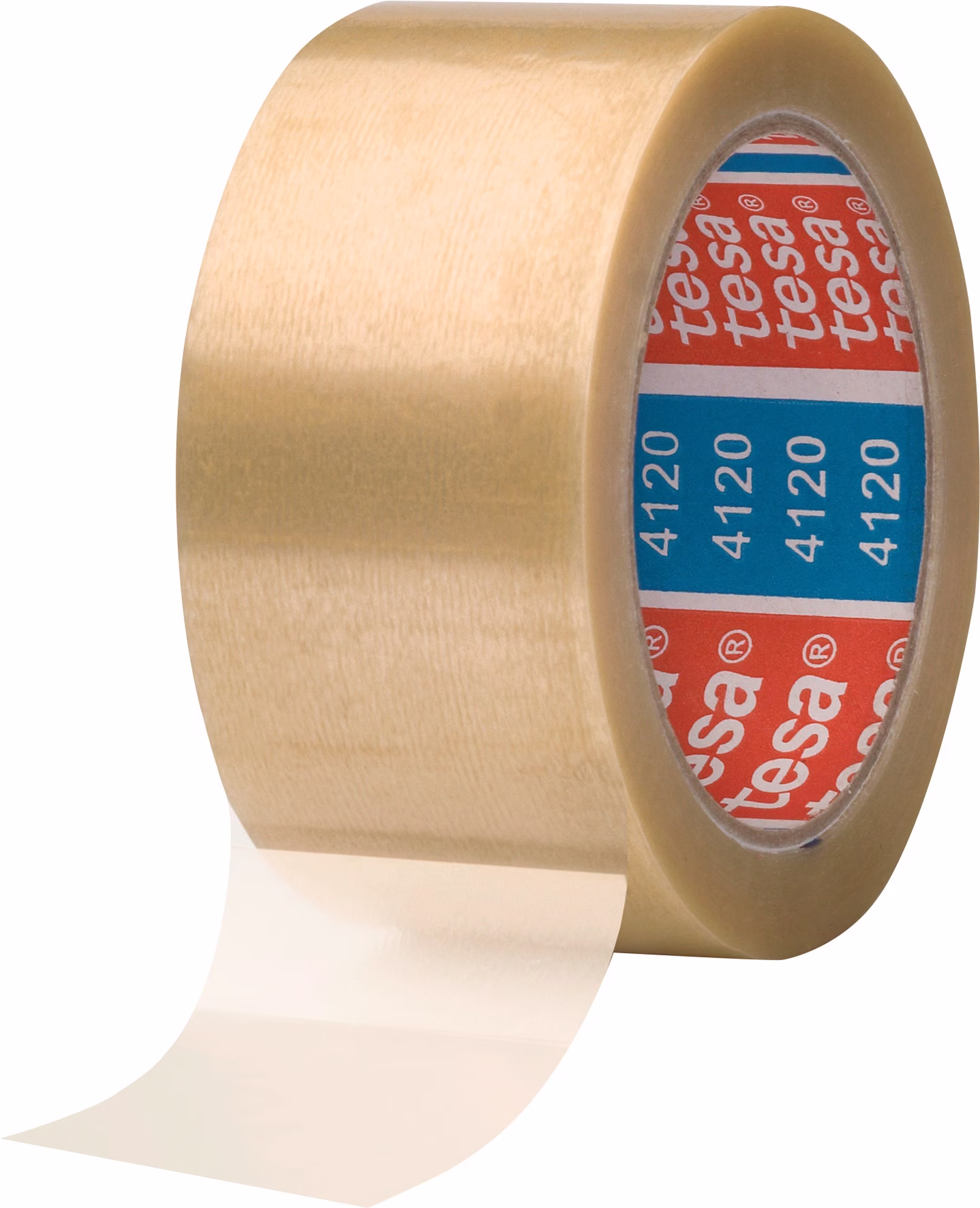 Verpackungsklebeband PVC tesapack® 4120 farblos L.66m B.50mm Rl